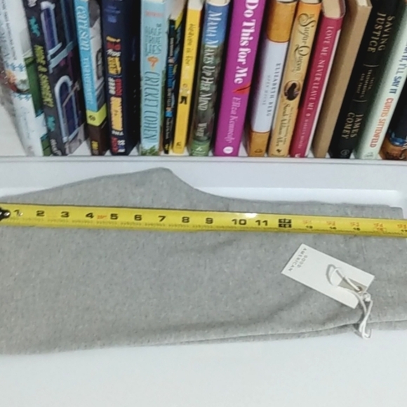 GOOD AMERICAN High-Waist Heather Gray Biker Shorts Size 0-XS NWT - Picture 7 of 8